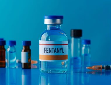 simulated vial of fentanyl