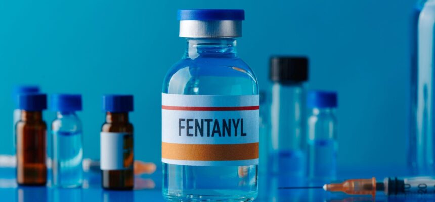 simulated vial of fentanyl
